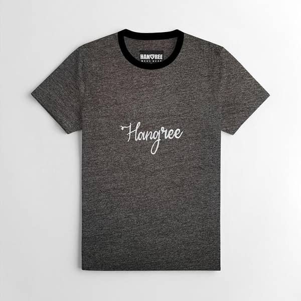 HG Front EMB Must Have Charcoal Tee Shirt