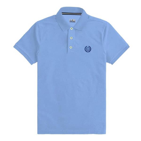 HG Signature Embroidered Solid Polo Shirt