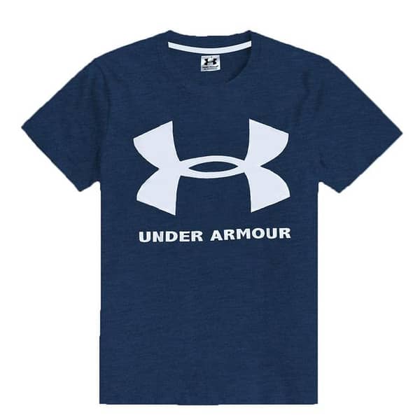 UA PRINTED BLUE TEE SHIRT