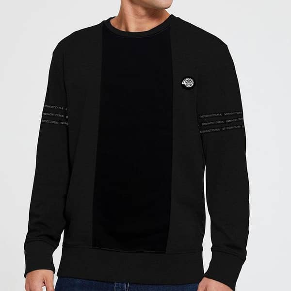 DCS USA Charcoal & Black Combo Sweat Shirt