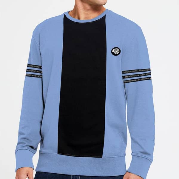 DCS USA BLUE & BLACK COMBO SWEAT SHIRT