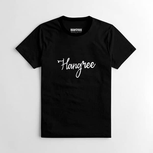 HG FRONT EMB MUST HAVE BLACK TEE SHIRT
