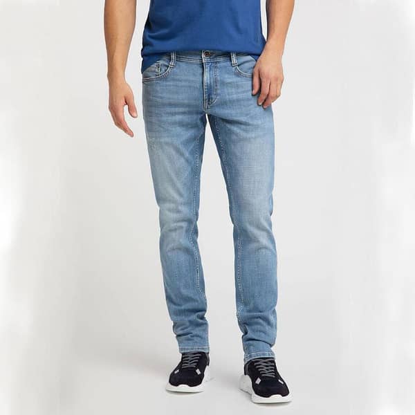 Mutang Mid Wash Blue Stretch Denim Pant