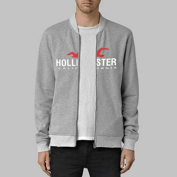 GRAY MEN FASHION FLEECE JACKET