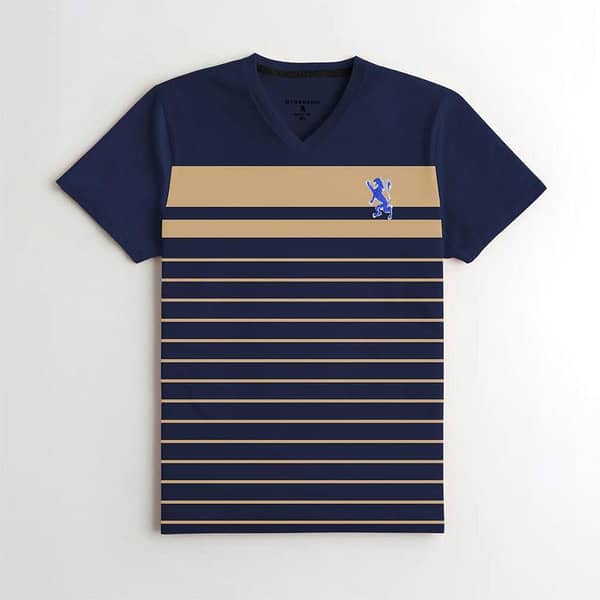 SIGNATURE YARN DYED TEE SHIRT