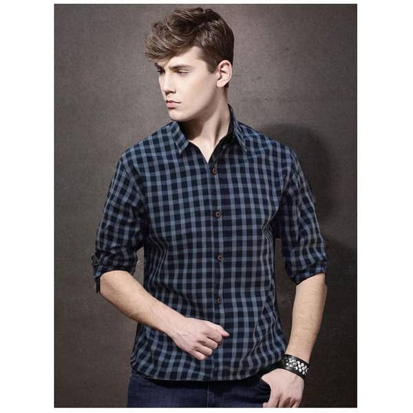 Stylish Black & White Casual Shirt