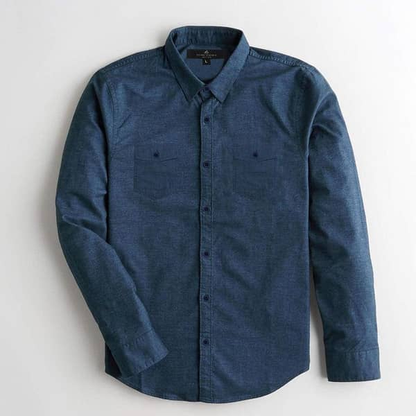 S/H Double Pocket Men Winter Casual Shirt