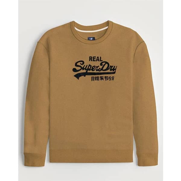 Elegant Mustered Fleece Sweat Shirt