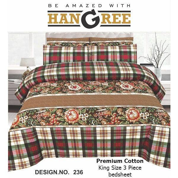 Hangree Premium Cotton Bed Sheet