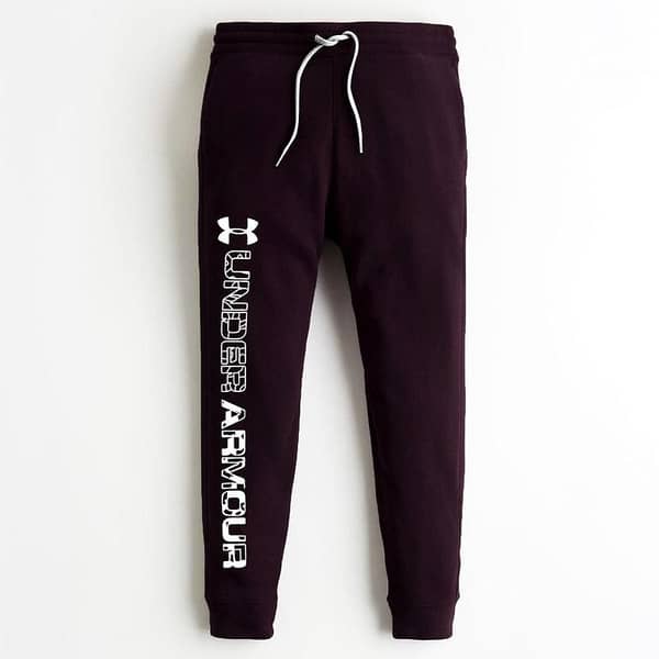 UA MEN CLOSE BOTTON DARK MEHROON JOGGER