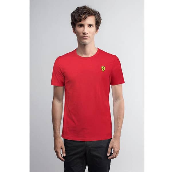 PLAIN RED FERARI T SHIRT