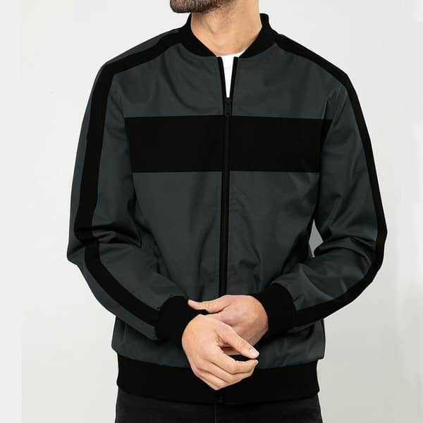 Men Designer Poly Fleece Zipper Jacket
