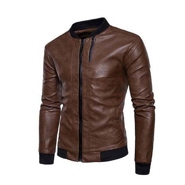 PU Leather Jacket For Men M11