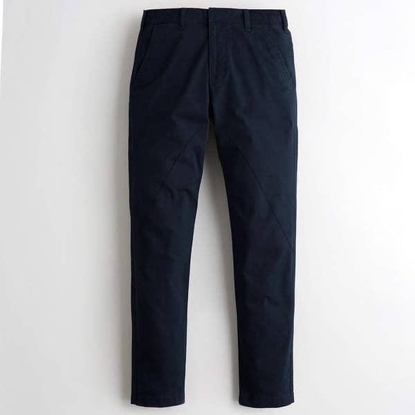 Resrve Navy Cotton Pant Style Stretch Trouser