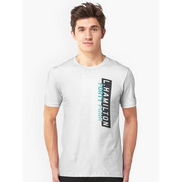 MERCEDZ NAME PRINTED WHITE T SHIRT