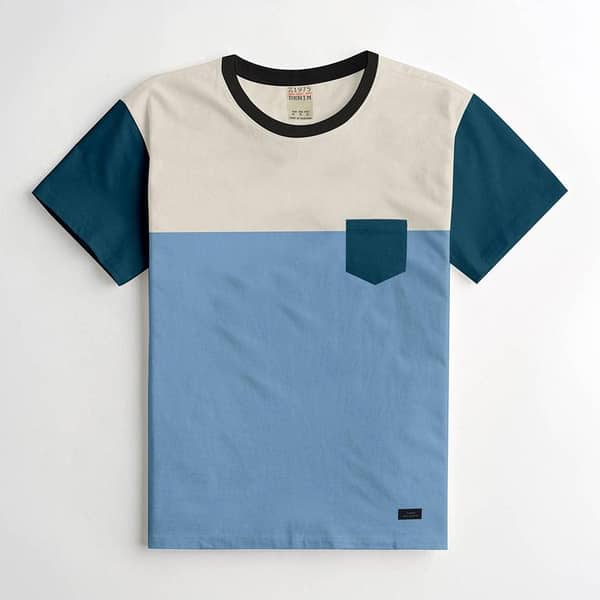 Zra Contrast Panel Combo Tee