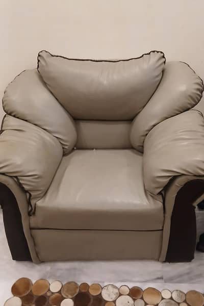 5Seater Leather Sofa
