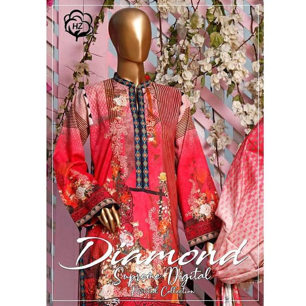 BS Supreme Digital Printed Lawn