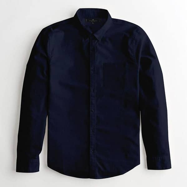 S/H Men High Navy Winter Casual Shirt
