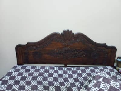 Pure Sheesham Wood Double Bed for Sale | Excellent Condition