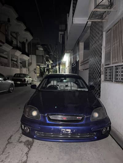 Honda civic 1996-1997 bonnet, fender, bumper, rs grill