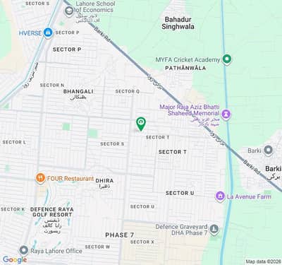 1 Kanal Prime Plot for Sale DHA Phase 7, Block T DHA Phase 7 - Block T, DHA Phase 7, DHA Defence, Lahore, Punjab