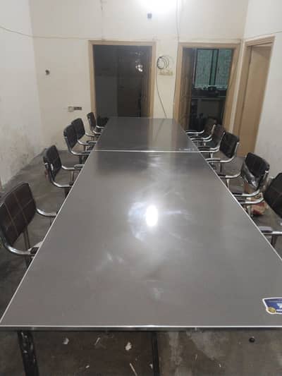 i want sale 2 table the manufacturer including 15 chairs