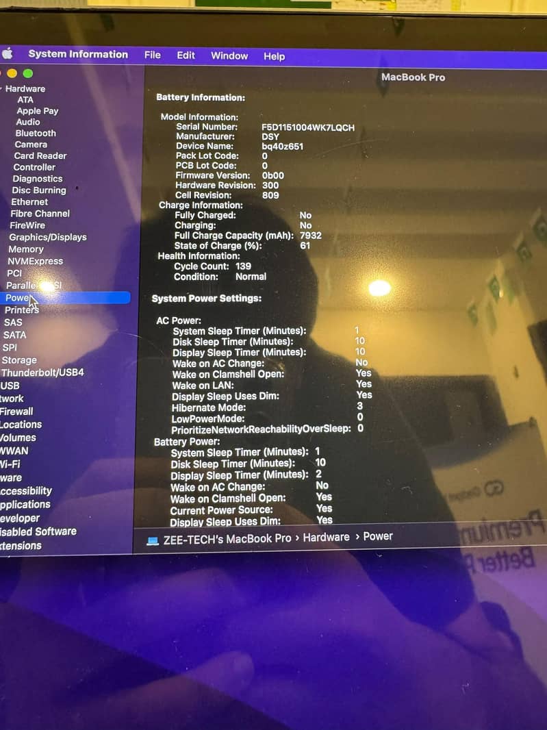 Mac book pro 2019 5