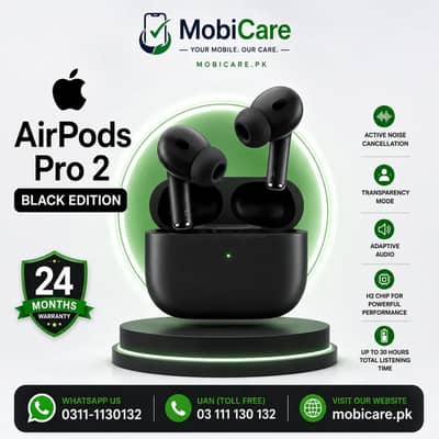 AirPods Pro 2 Black USB-C Case - Wholesaler - Mobi Care