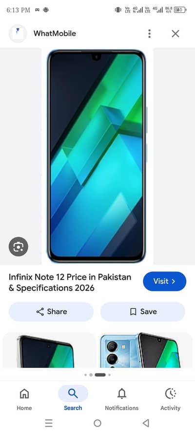 Infinix Note 12 Pro 03069791859