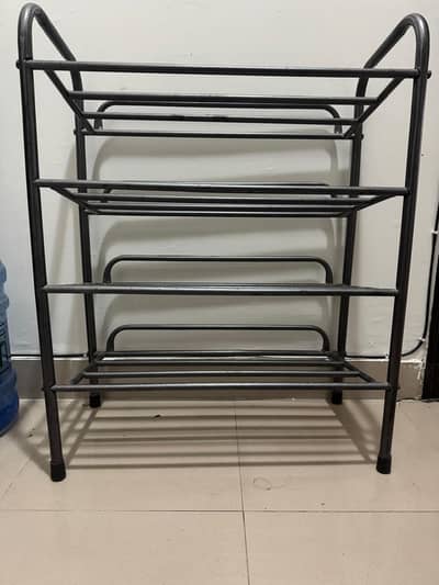 Minimalist Iron Shoe Rack