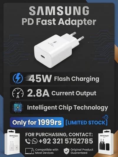 Samsung 45w fast adapter