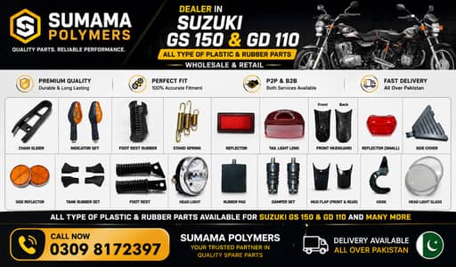 GS150/GD110 Genuine Plastic Parts | Bike Plastic Spare Parts