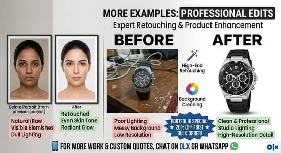 Professional Photo Editing & Product Background Removal Services