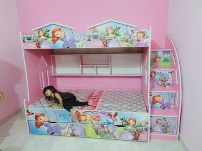 Bunk bed | Kid wooden bunker bed | Baby bed | Double bed | Triple bed
