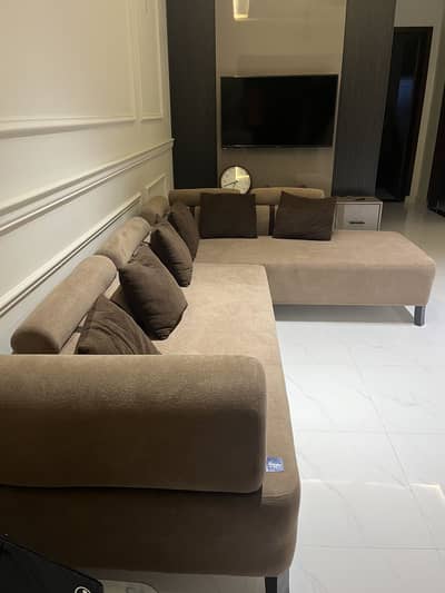 6 Seater L-Shape Sofa – Elegant & Comfortable