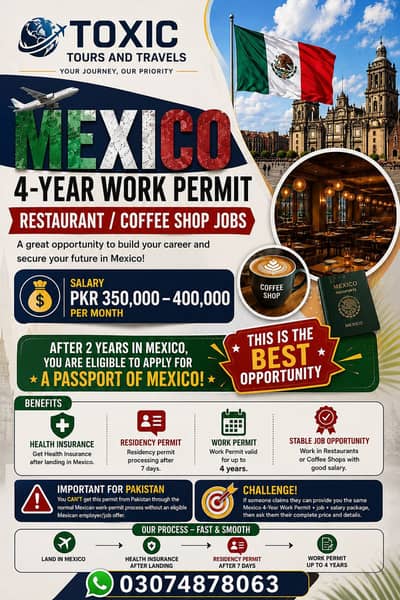 Mexico and thailand work permit
