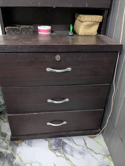 wooden dressing table