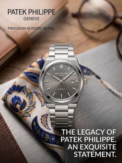Patek philippe geneve watch | blue&gray dial stainless steel Bracelet