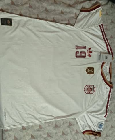 Spain National Football Team Special Edition Vintage Away Jersey - Whi