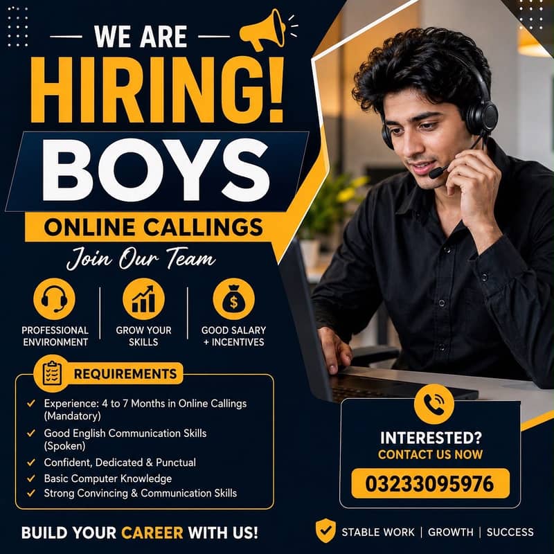 Call center agent required 0