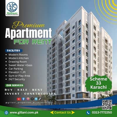 3 bed dd Portion For sale bank lease karachi university society sector 18A Scheme 33 karachi