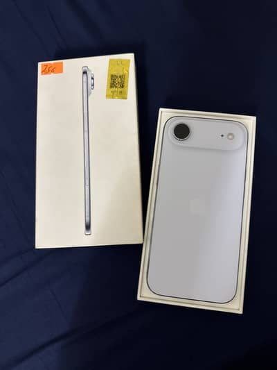 iPhone 17 Air 256gb PTA approved Blue with box Mercantile 100 battery