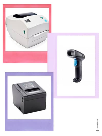 Zebra GC420t + Black Copper BC-F2 Scanner + BC-100AC | POS Hardware