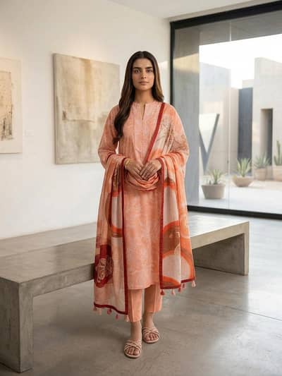 Nishat Premium Unstitched 3-Piece Suit