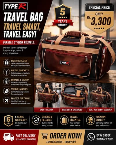  Type R Premium Travel Bag