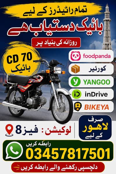Bike available for all riders