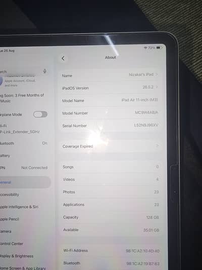 Ipad air m3