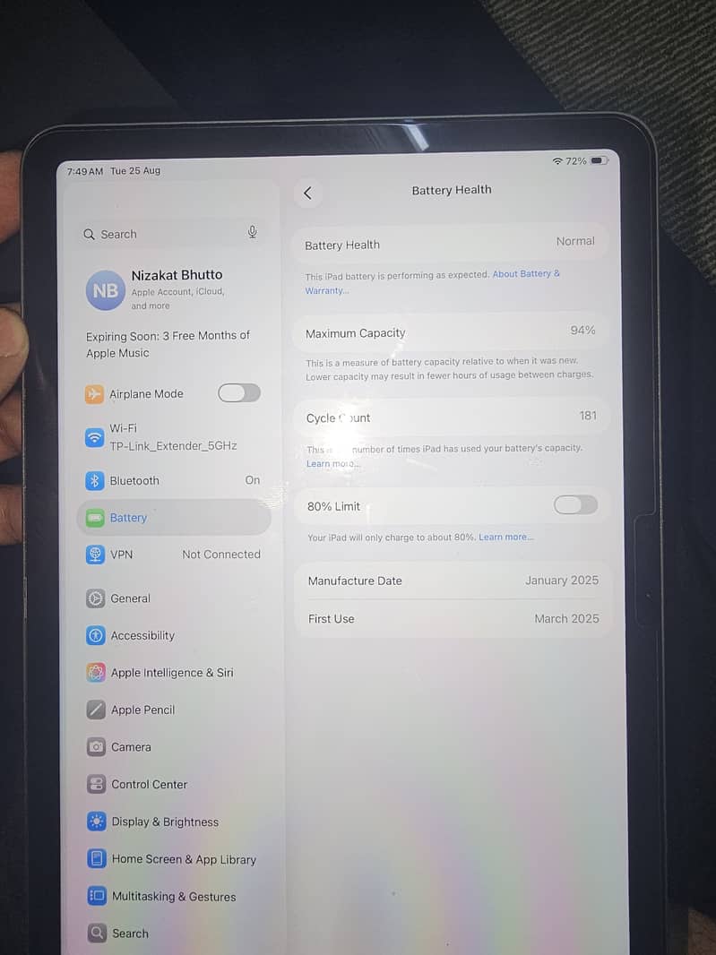 Ipad air m3 1