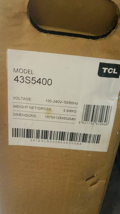 TCL 43” Smart Google TV — BRAND NEW & PACKED!